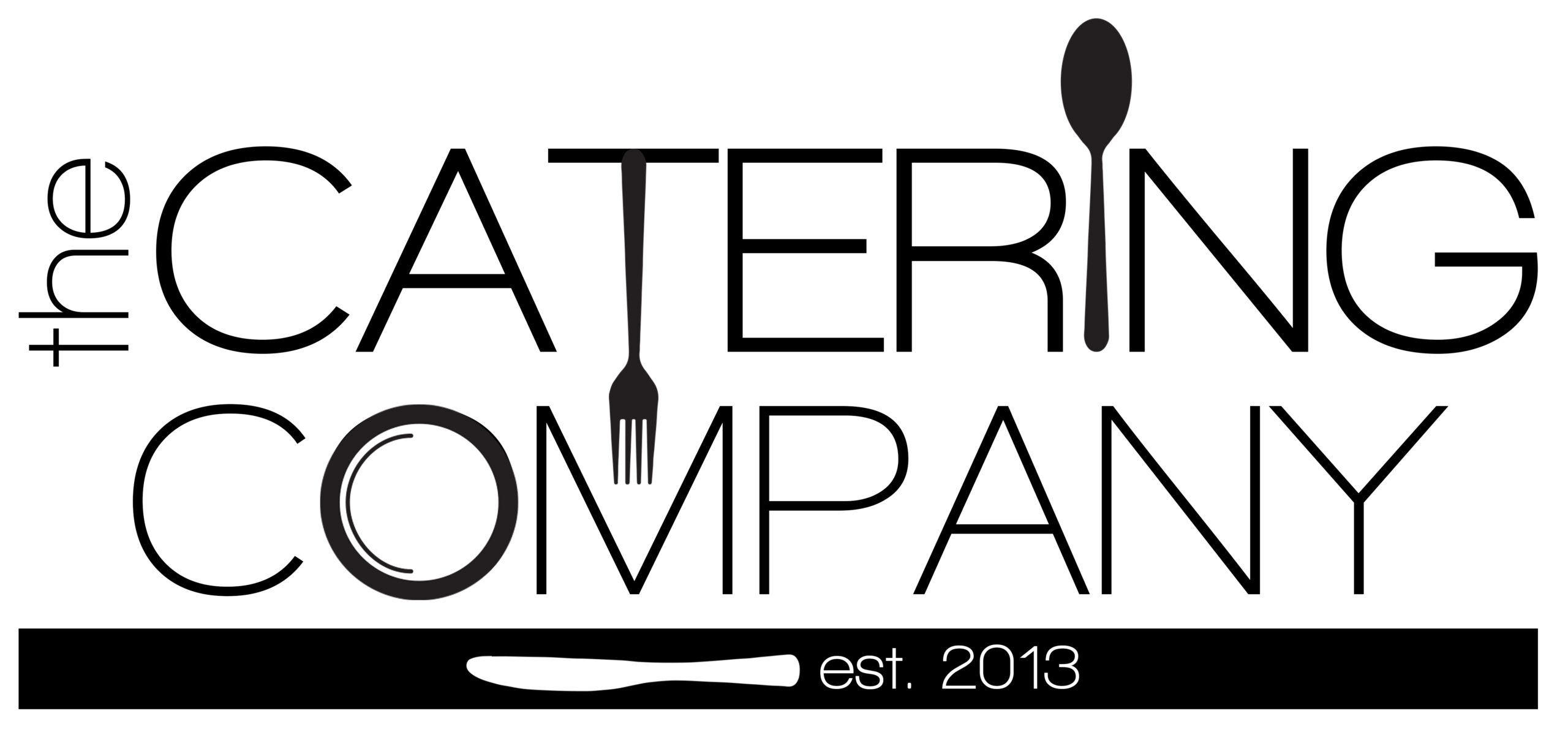 The Catering Company Established 2013 black and white logo